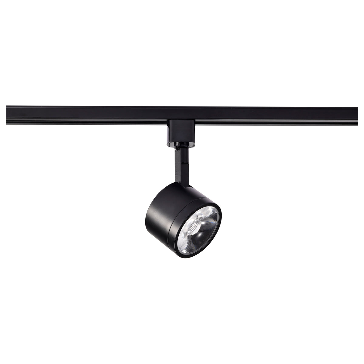 1 Light - LED - 12W Track Head - Round - Matte Black - 36 Deg. Beam - H-Style