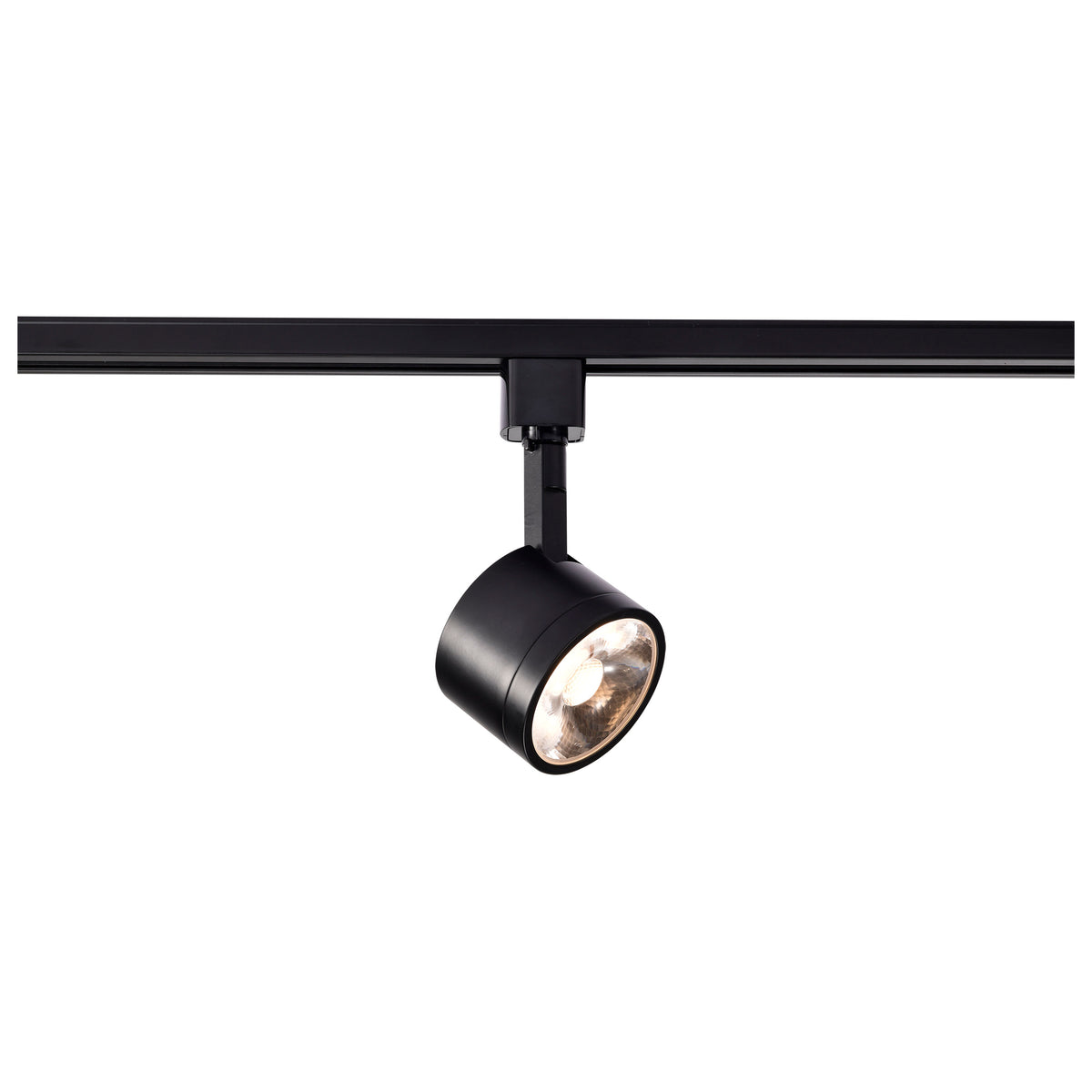 1 Light - LED - 12W Track Head - Round - Matte Black - 36 Deg. Beam - H-Style