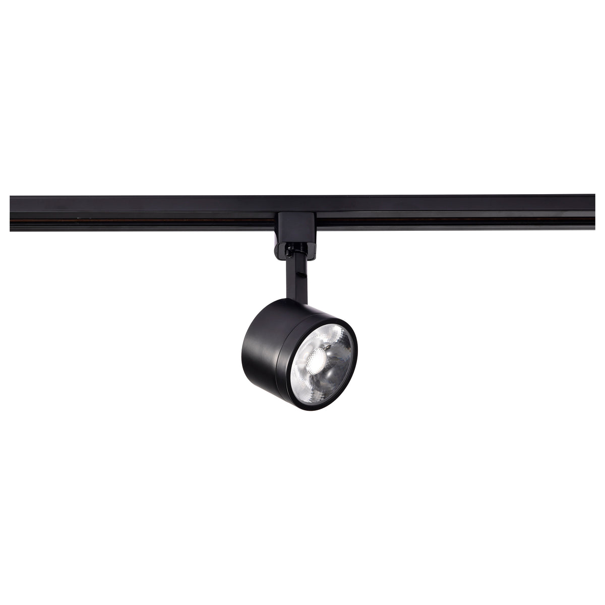 1 Light - LED - 12W Track Head - Round - Matte Black - 36 Deg. Beam - H-Style