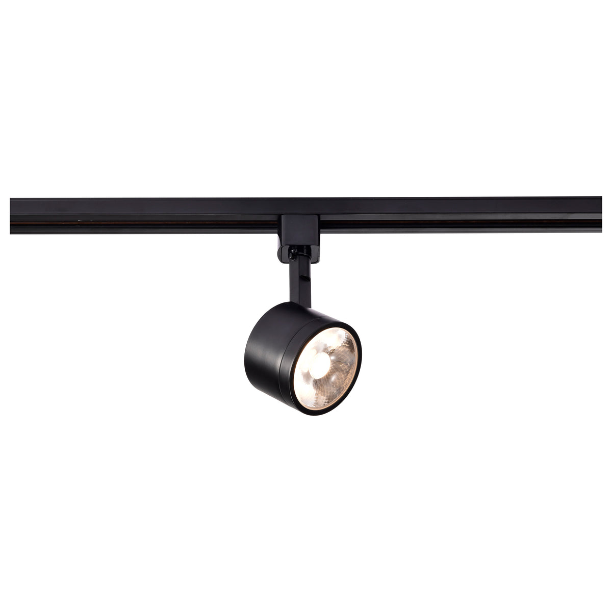 1 Light - LED - 12W Track Head - Round - Matte Black - 36 Deg. Beam - H-Style
