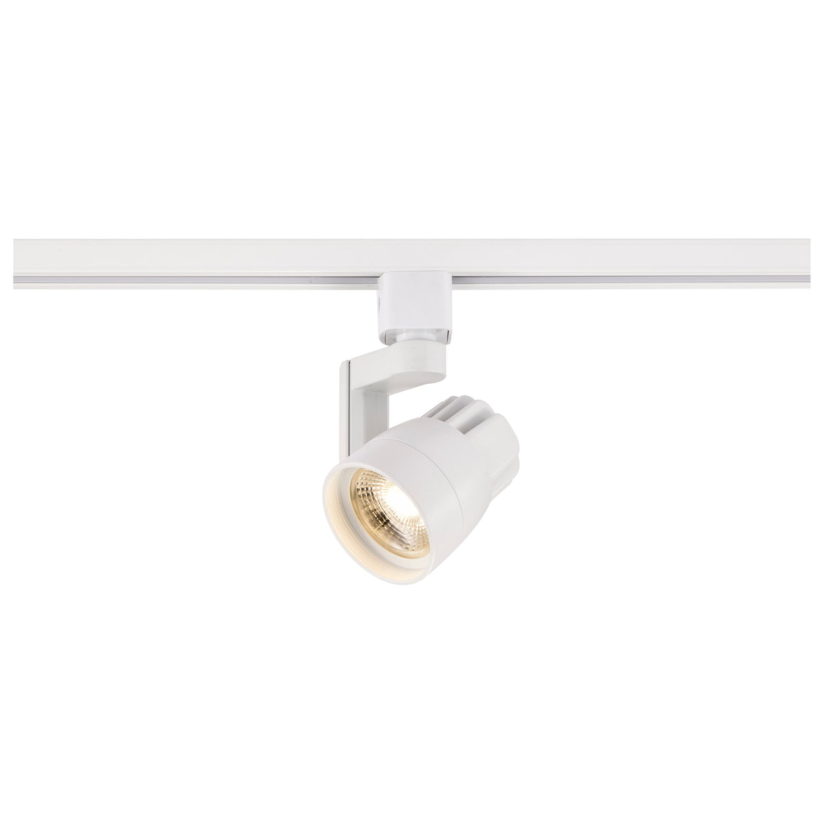 1 Light - LED - 12W Track Head - Angle Arm - White - 36 Deg. Beam - H-Style