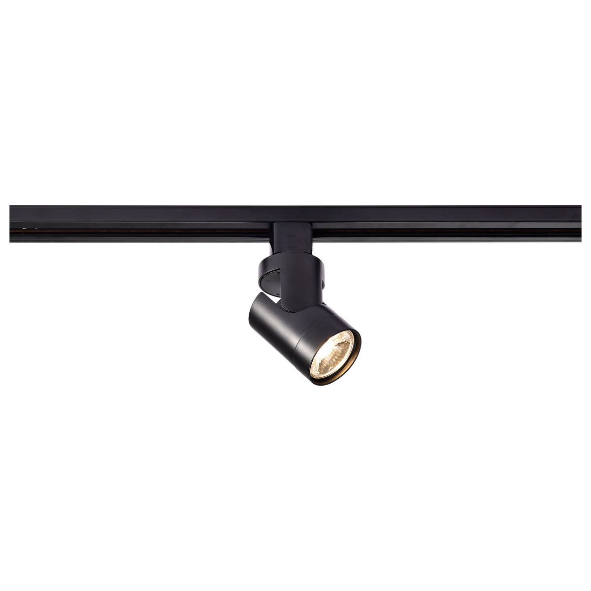1 Light - LED - 12W Track Head - Barrel - Black - 24 Deg. Beam - H-Style