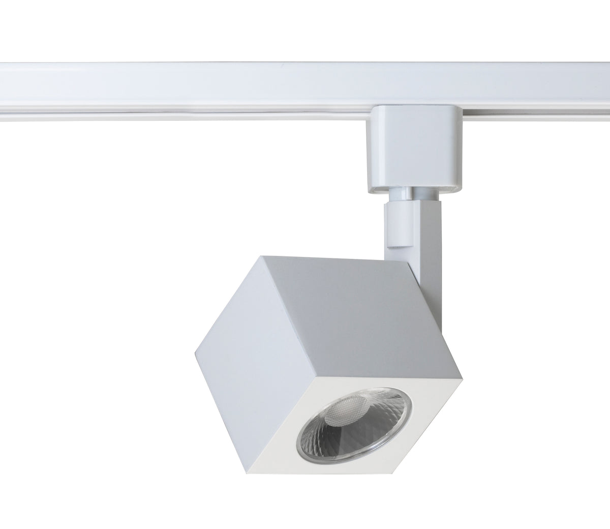 1 Light - LED - 12W Track Head - Square - White - 36 Deg. Beam - H-Style