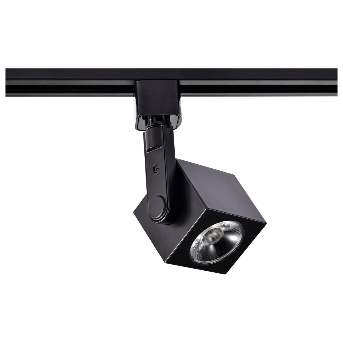 1 Light - LED - 12W Track Head - Square - Black - 36 Deg. Beam - H-Style