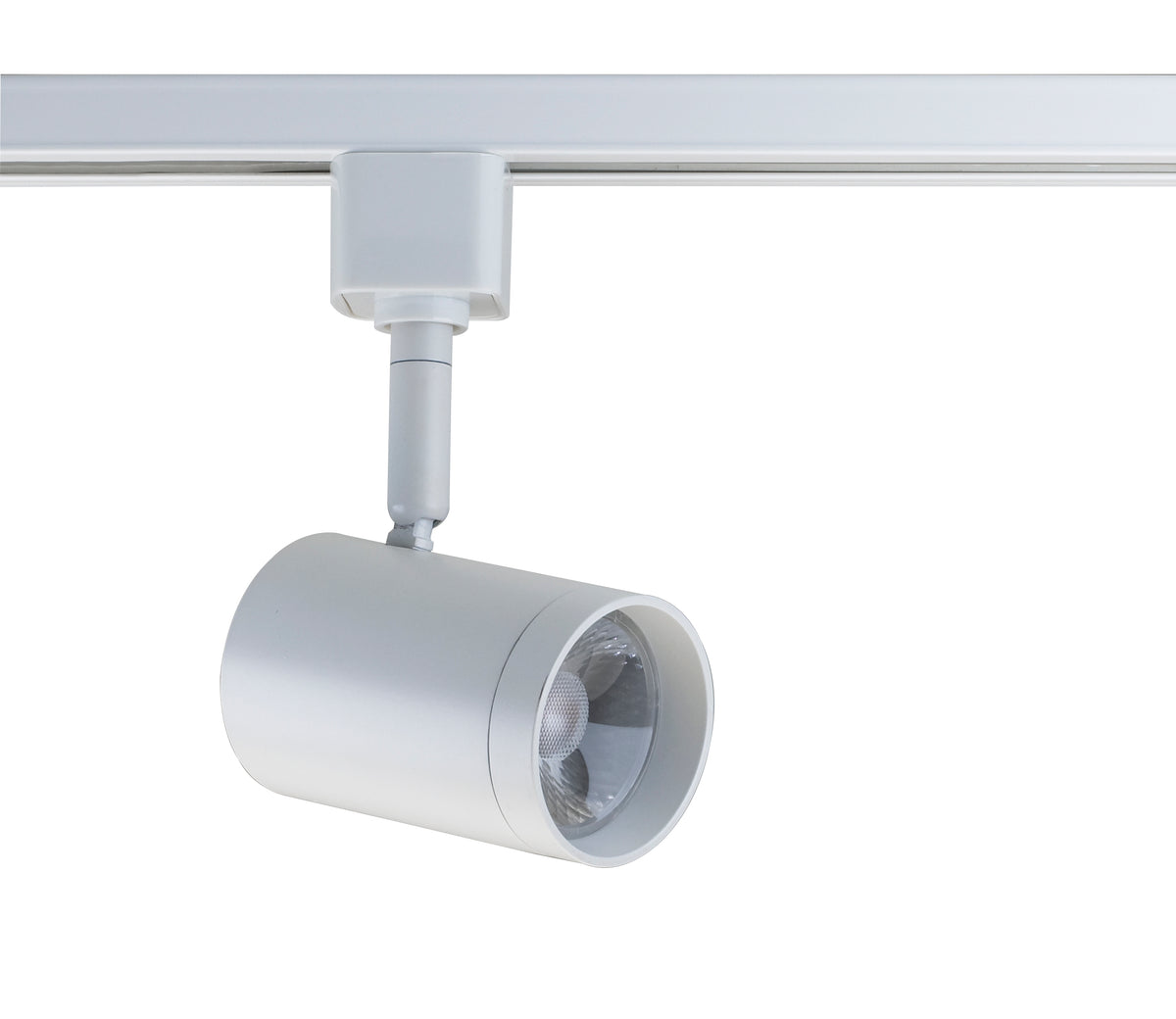 1 Light - LED - 12W Track Head - Small Cylinder - Matte White - 36 Deg. Beam - H-Style