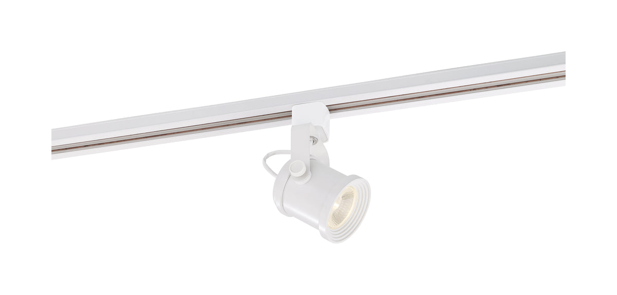 LED - 12 Watt Forged Track Head - White - 24 deg. Beam Angle - H-Style for commercial spaces and retail spaces