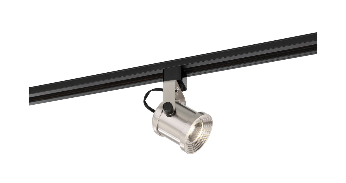 LED - 12 Watt Forged Track Head - Brushed Nickel - 36 deg. Beam Angle - H-Style