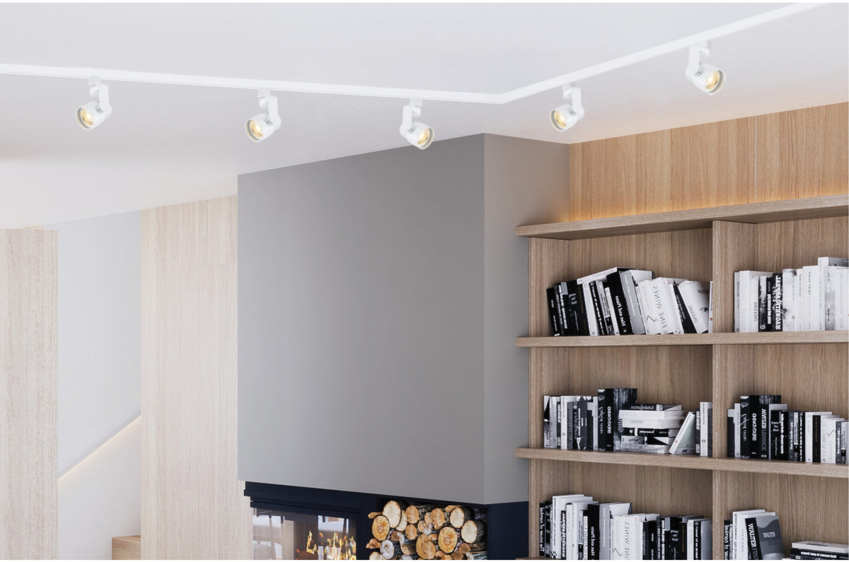 LED - 12 Watt Piston Track Head - White - 24 deg. Beam Angle - H-Style