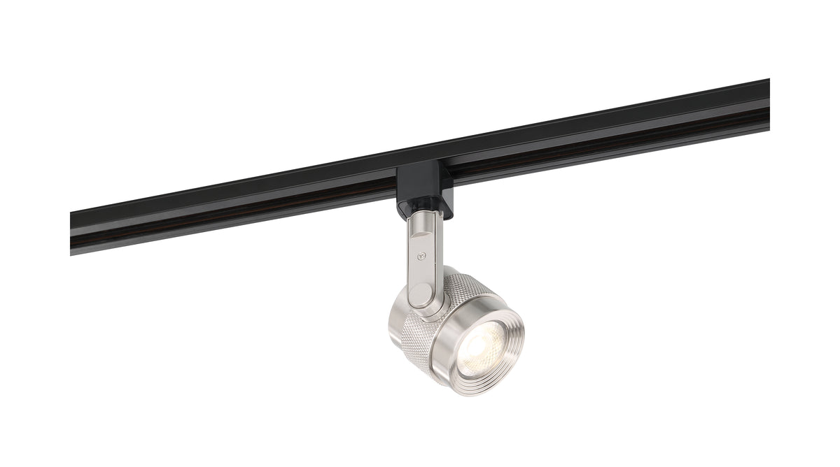 LED - 12 Watt Piston Track Head - Brushed Nickel - 36 deg. Beam Angle - H-Style