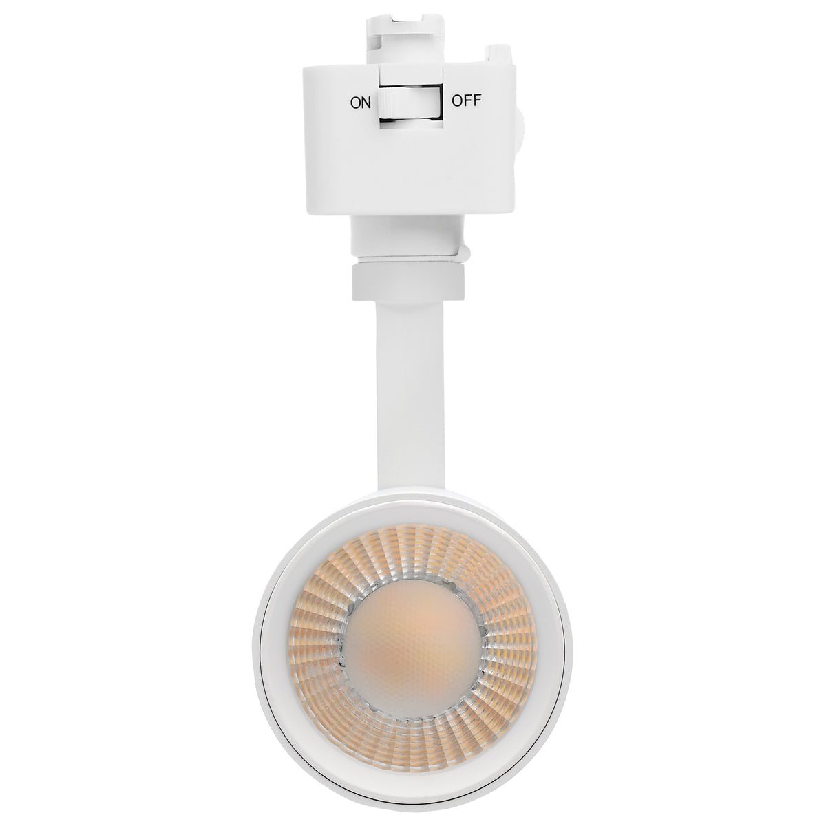 10 Watt LED Track Head - 36 Degree Beam Spread - J-Style Track - 5 CCT Selectable - Matte White Finish - J-Style