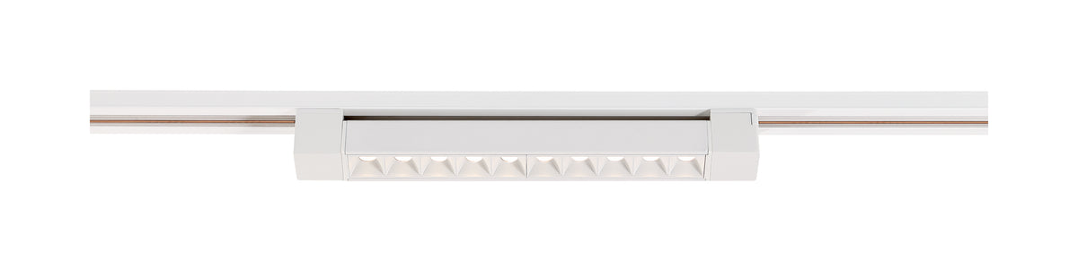 LED - 1FT - Track Light Bar - White Finish - 30 deg. Beam Angle - H-Style