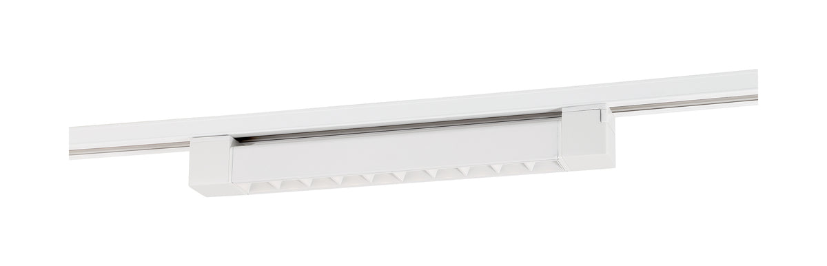 LED - 1FT - Track Light Bar - White Finish - 30 deg. Beam Angle - H-Style