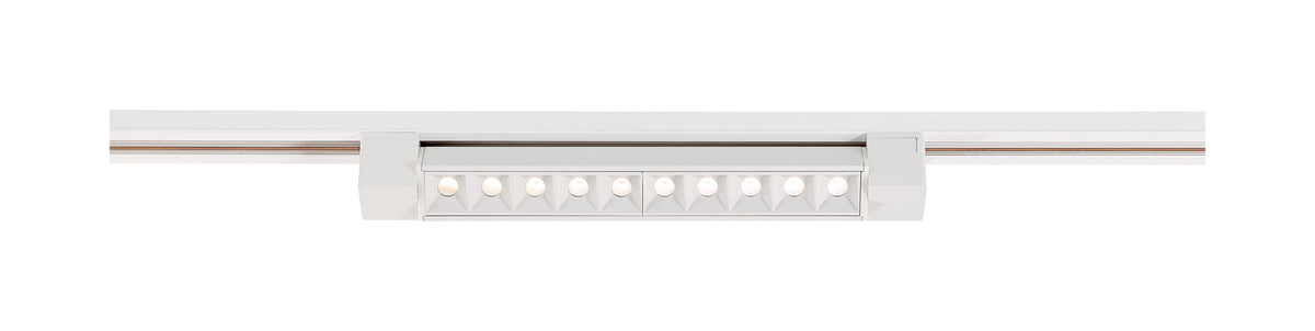 LED - 1FT - Track Light Bar - White Finish - 30 deg. Beam Angle - H-Style