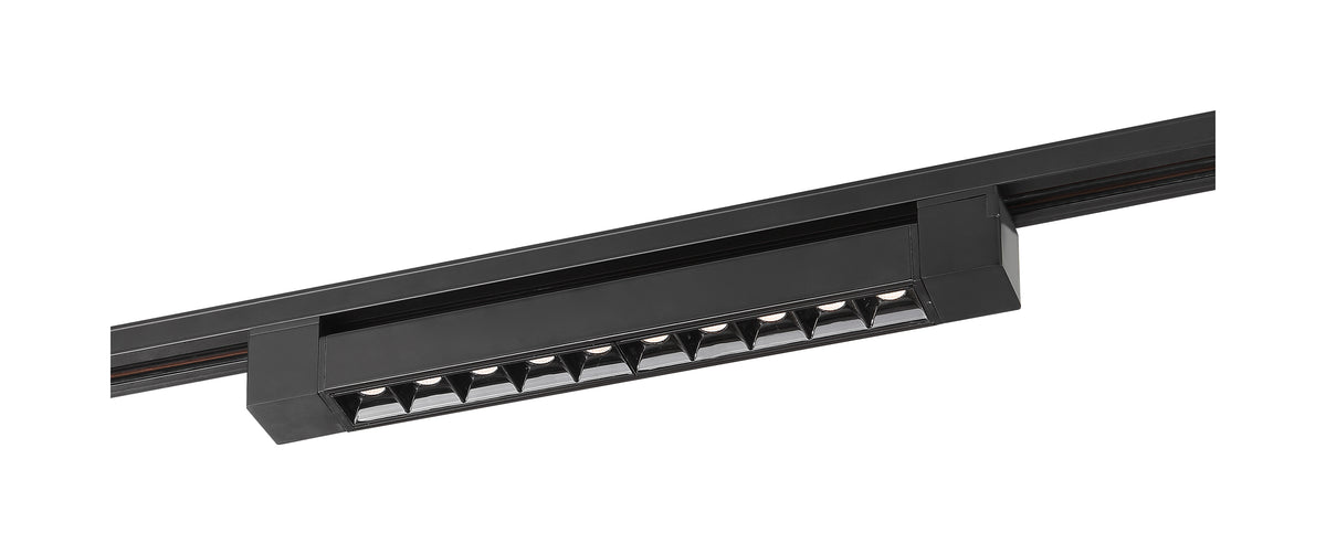 LED - 1FT - Track Light Bar - Black Finish - 30 deg. Beam Angle - H-Style