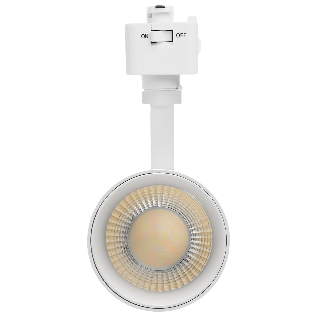 20 Watt LED Track Head - 36 Degree Beam Spread - J-Style Track - 5 CCT Selectable - Matte White Finish - J-Style