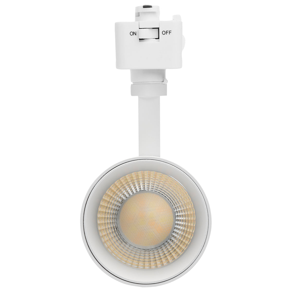 20 Watt LED Track Head - 48 Degree Beam Spread - J-Style Track - 5 CCT Selectable - Matte White Finish - J-Style