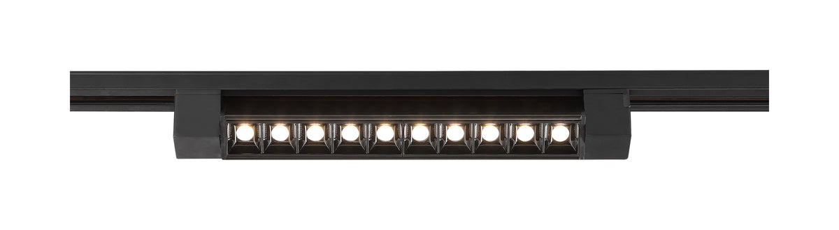 LED - 1FT - Track Light Bar - Black Finish - 30 deg. Beam Angle - H-Style