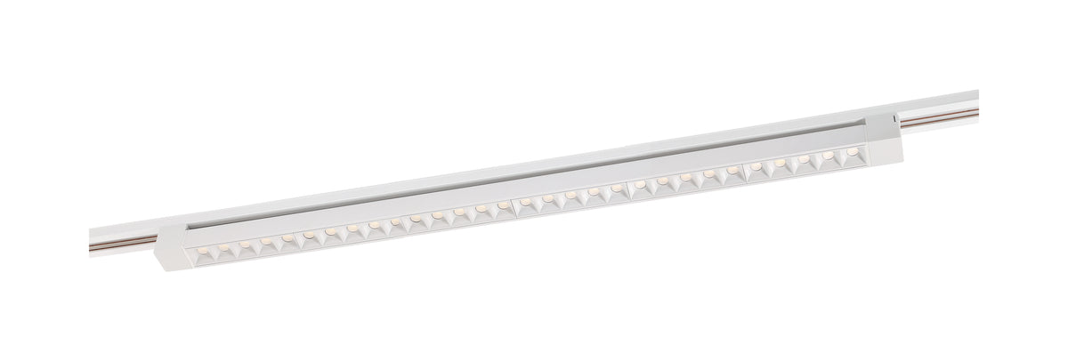 LED - 3FT - Track Light Bar - White Finish - 30 deg. Beam Angle - H-Style lighting product