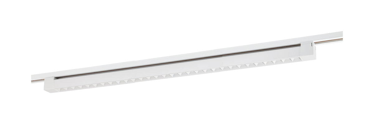 LED - 3FT - Track Light Bar - White Finish - 30 deg. Beam Angle - H-Style