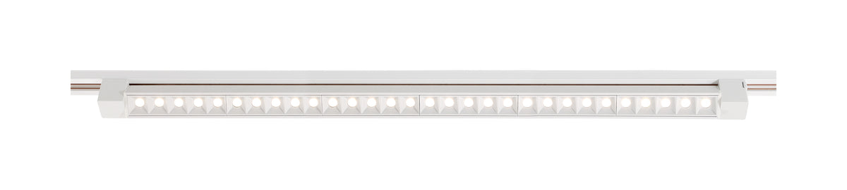 LED - 3FT - Track Light Bar - White Finish - 30 deg. Beam Angle - H-Style