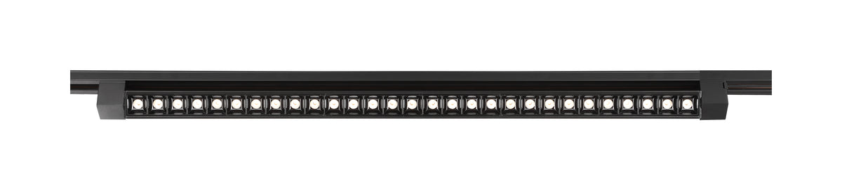 LED - 3FT - Track Light Bar - Black Finish - 30 deg. Beam Angle - H-Style