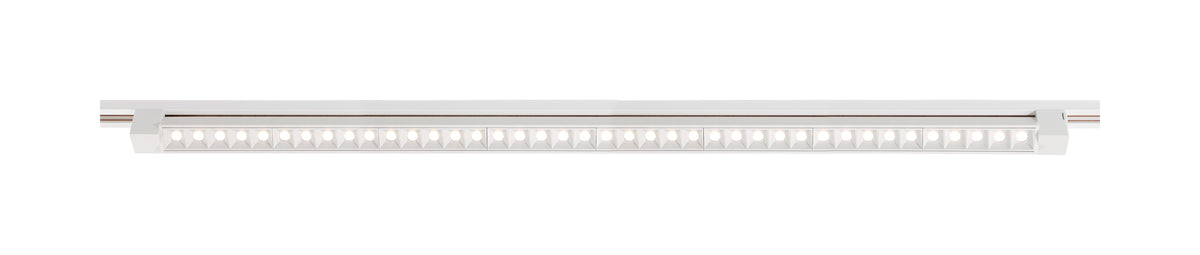 LED - 4FT - Track Light Bar - White Finish - 30 deg. Beam Angle - H-Style