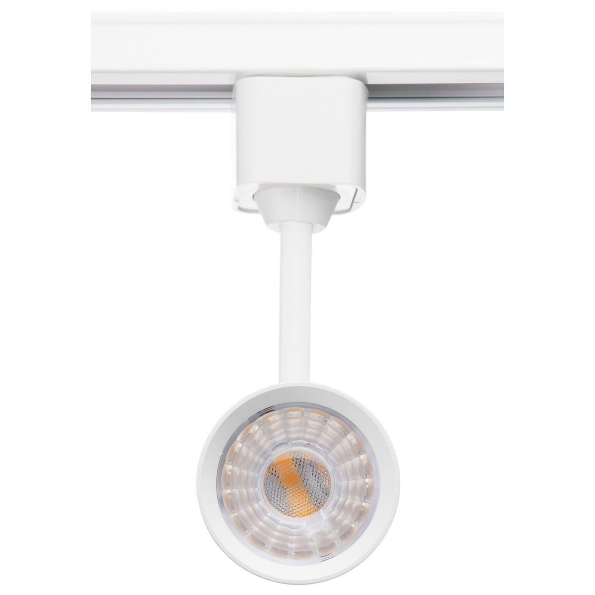 10 Watt - LED Commercial Track Head - White - Cylinder - 36 Degree Beam Angle - H-Style