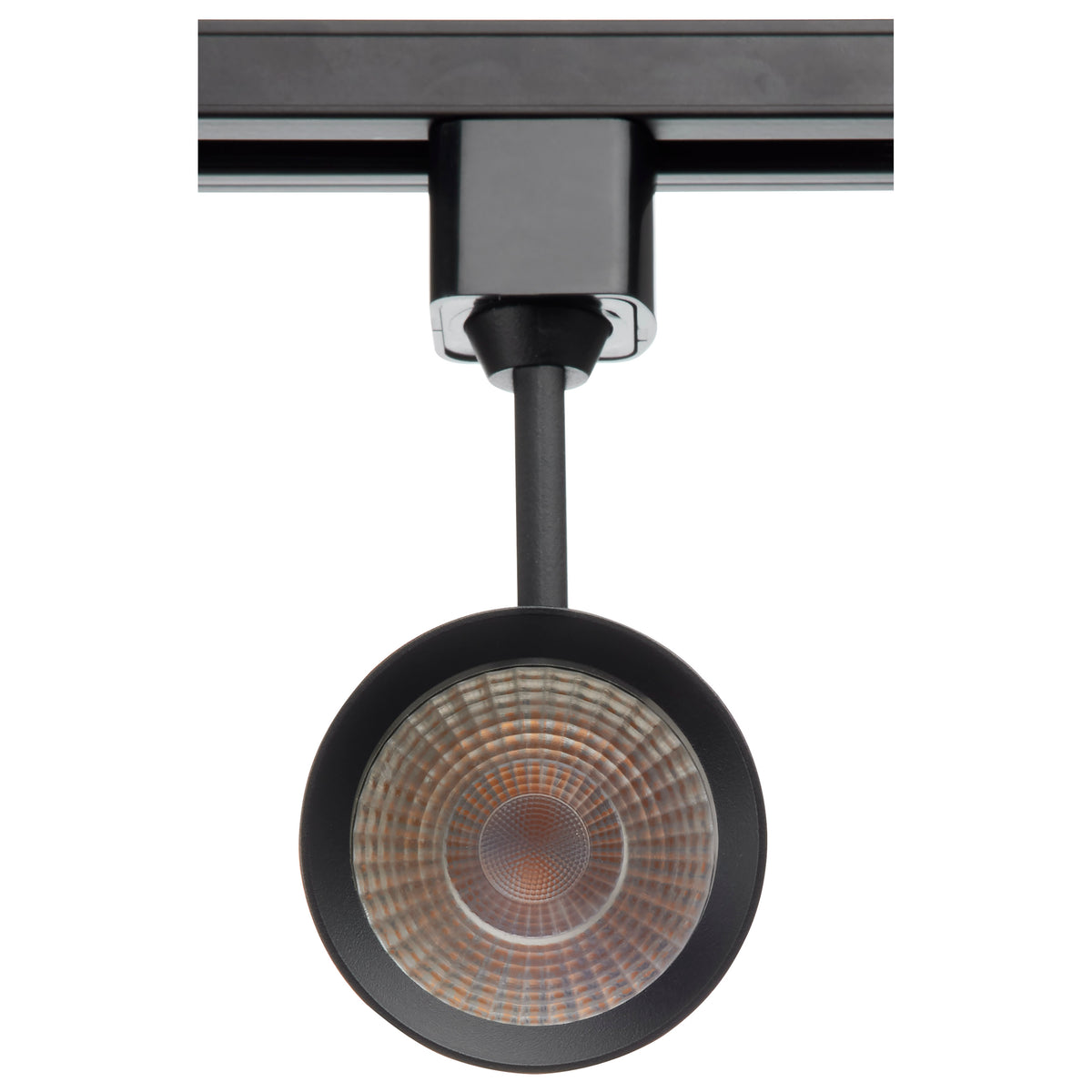 20 Watt - LED Commercial Track Head - Black - Cylinder - 24 Degree Beam Angle - H-Style