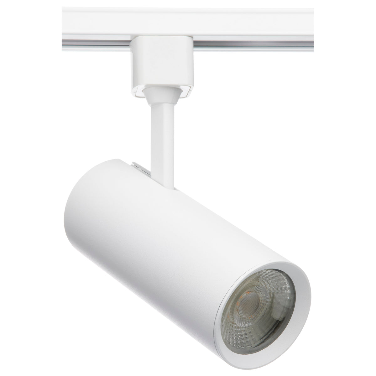 20 Watt - LED Commercial Track Head - White - Cylinder - 36 Degree Beam Angle - H-Style