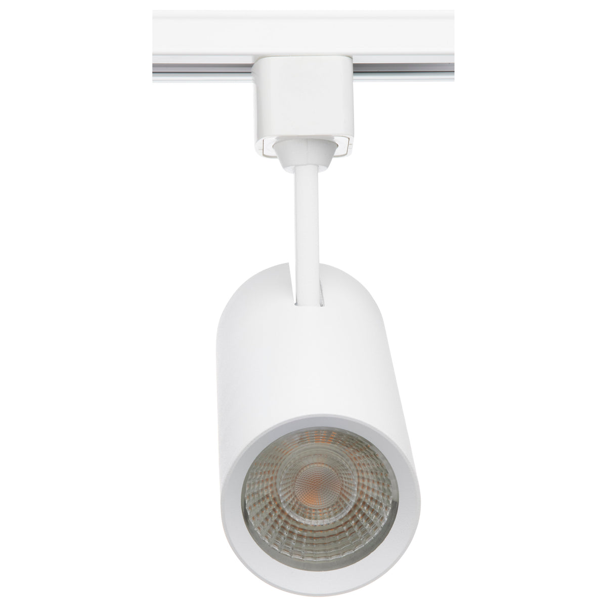 20 Watt - LED Commercial Track Head - White - Cylinder - 36 Degree Beam Angle - H-Style