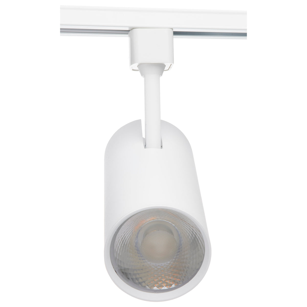 30 Watt - LED Commercial Track Head - White - Cylinder - 24 Degree Beam Angle - H-Style
