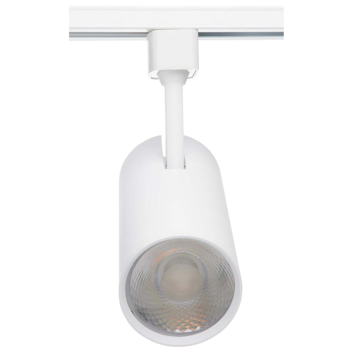 30 Watt - LED Commercial Track Head - White - Cylinder - 36 Degree Beam Angle - H-Style