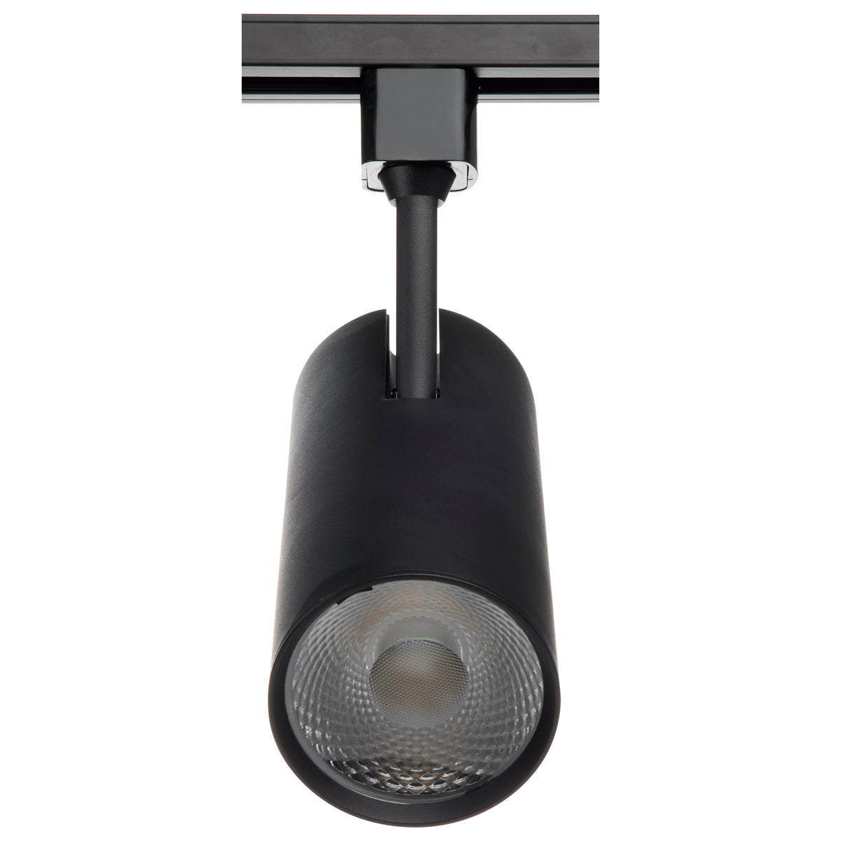 30 Watt - LED Commercial Track Head - Black - Cylinder - 36 Degree Beam Angle - H-Style