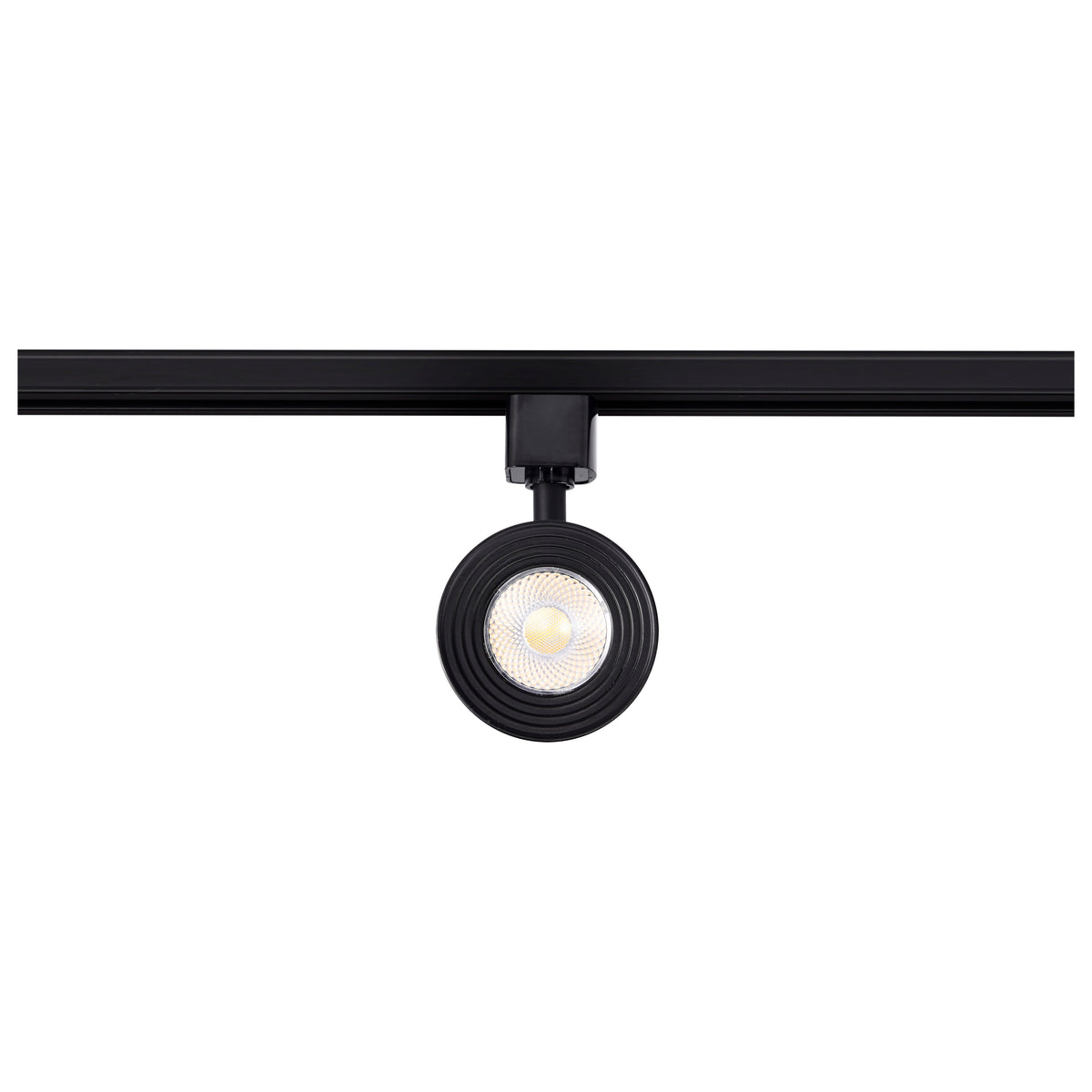 12 Watt LED Cinch Track Head - 3000K - Matte Black Finish - H-Style