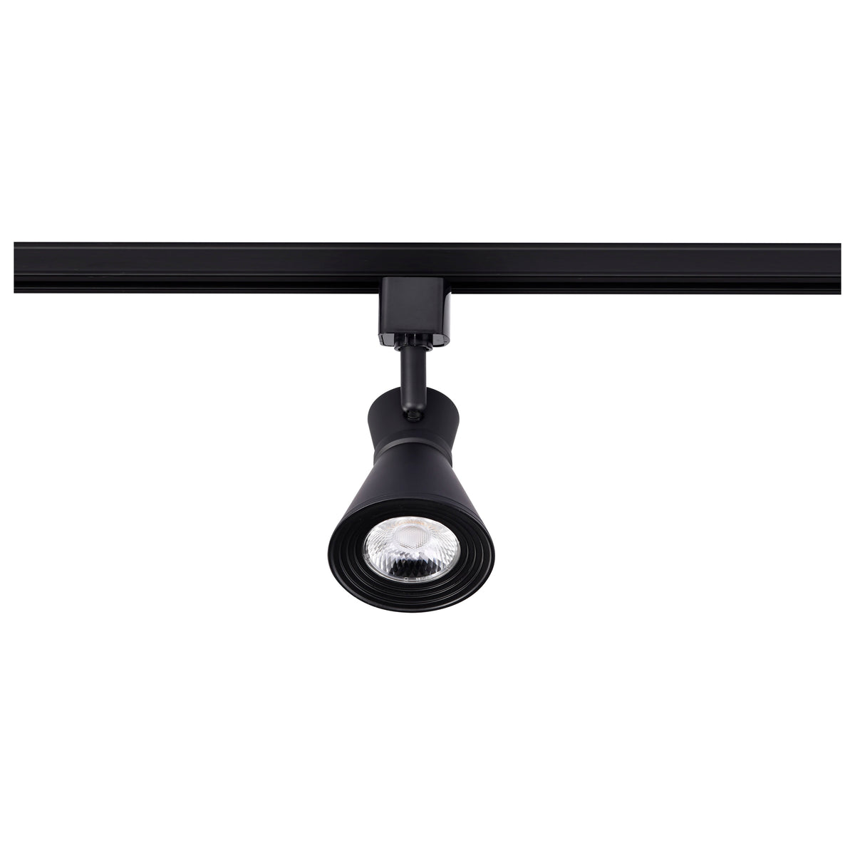 12 Watt LED Cinch Track Head - 3000K - Matte Black Finish - H-Style