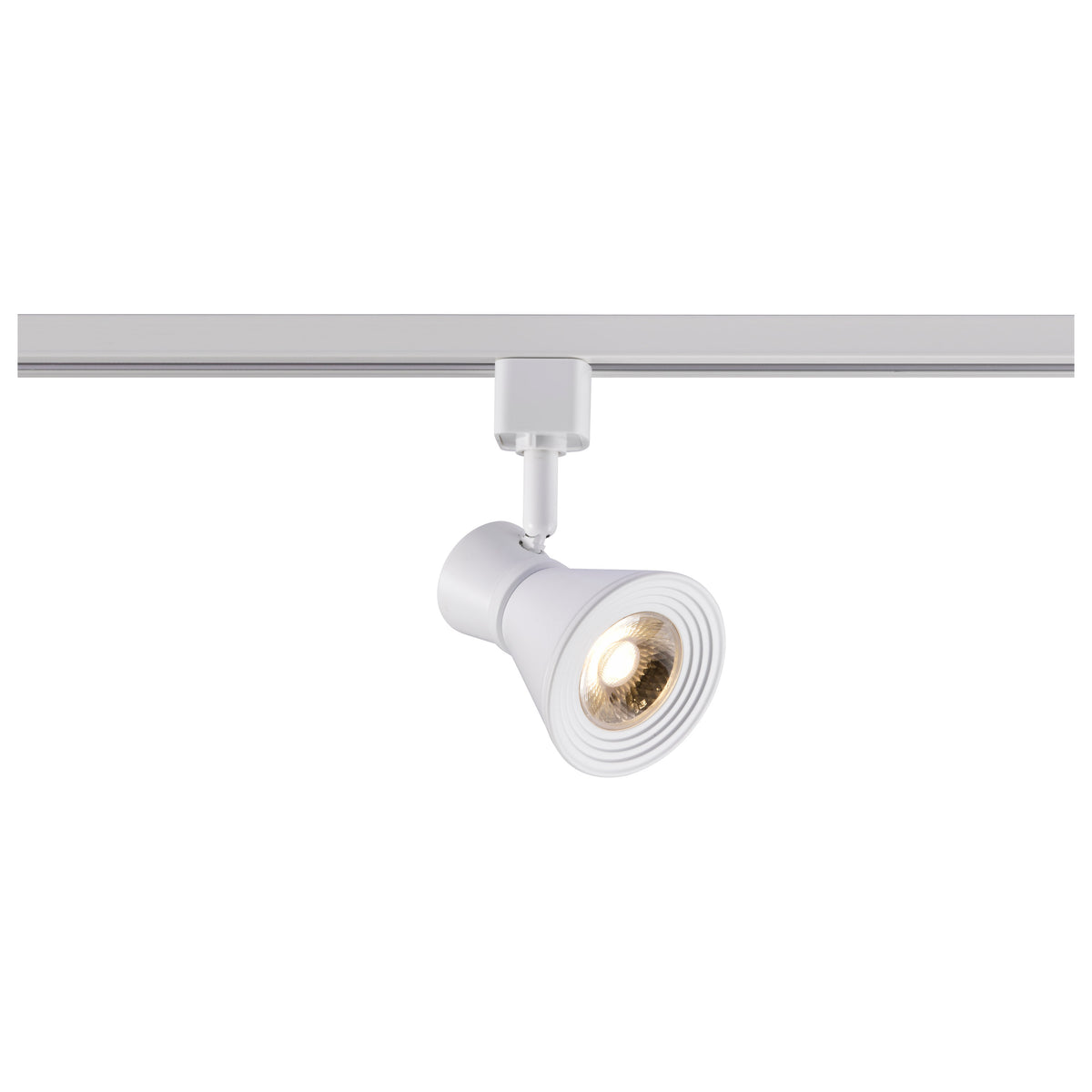 12 Watt LED Cinch Track Head - 3000K - Matte White Finish - H-Style