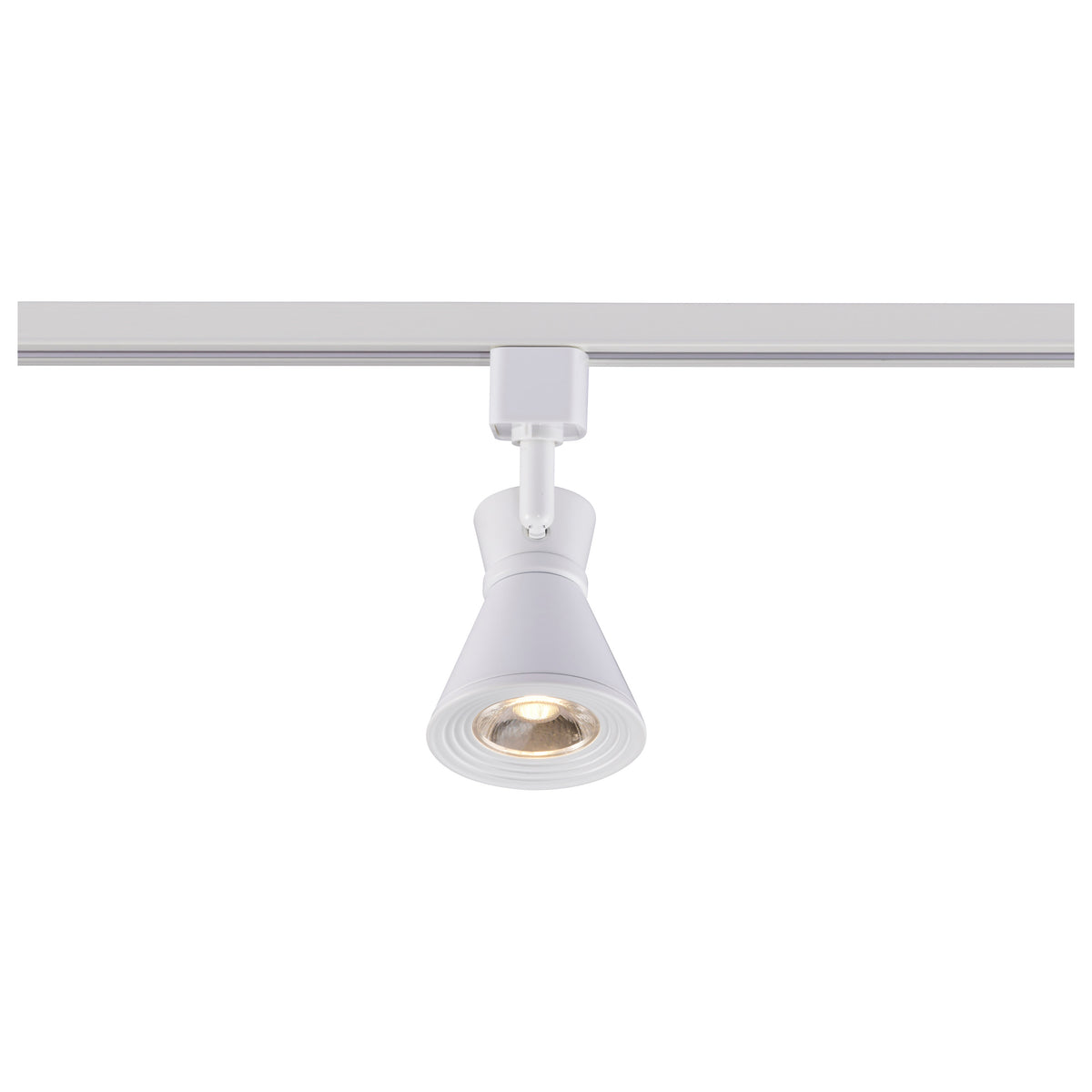 12 Watt LED Cinch Track Head - 3000K - Matte White Finish - H-Style