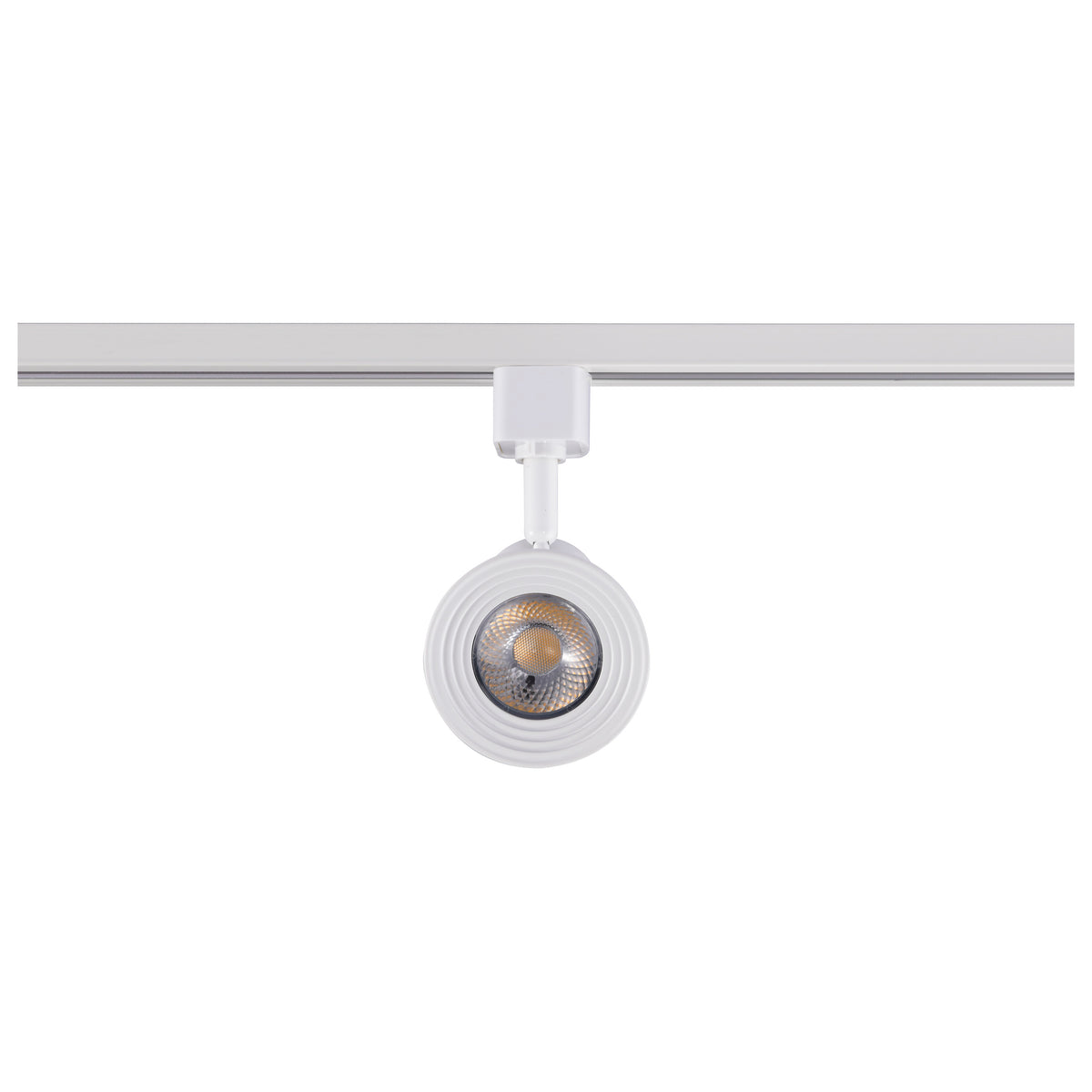 12 Watt LED Cinch Track Head - 3000K - Matte White Finish - H-Style
