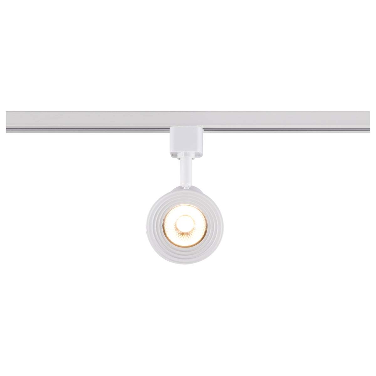 12 Watt LED Cinch Track Head - 3000K - Matte White Finish - H-Style