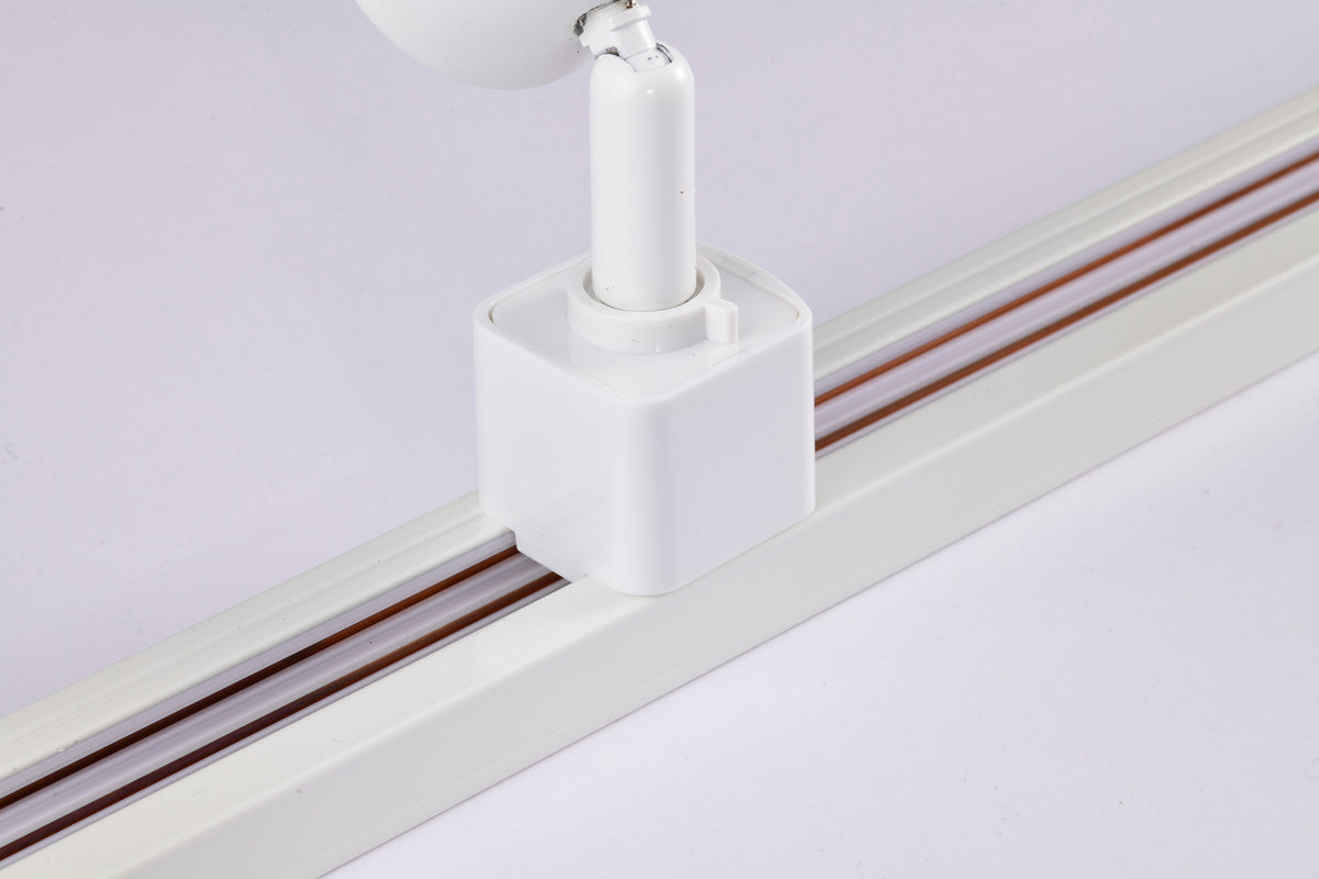 12 Watt LED Cinch Track Head - 3000K - Matte White Finish - H-Style