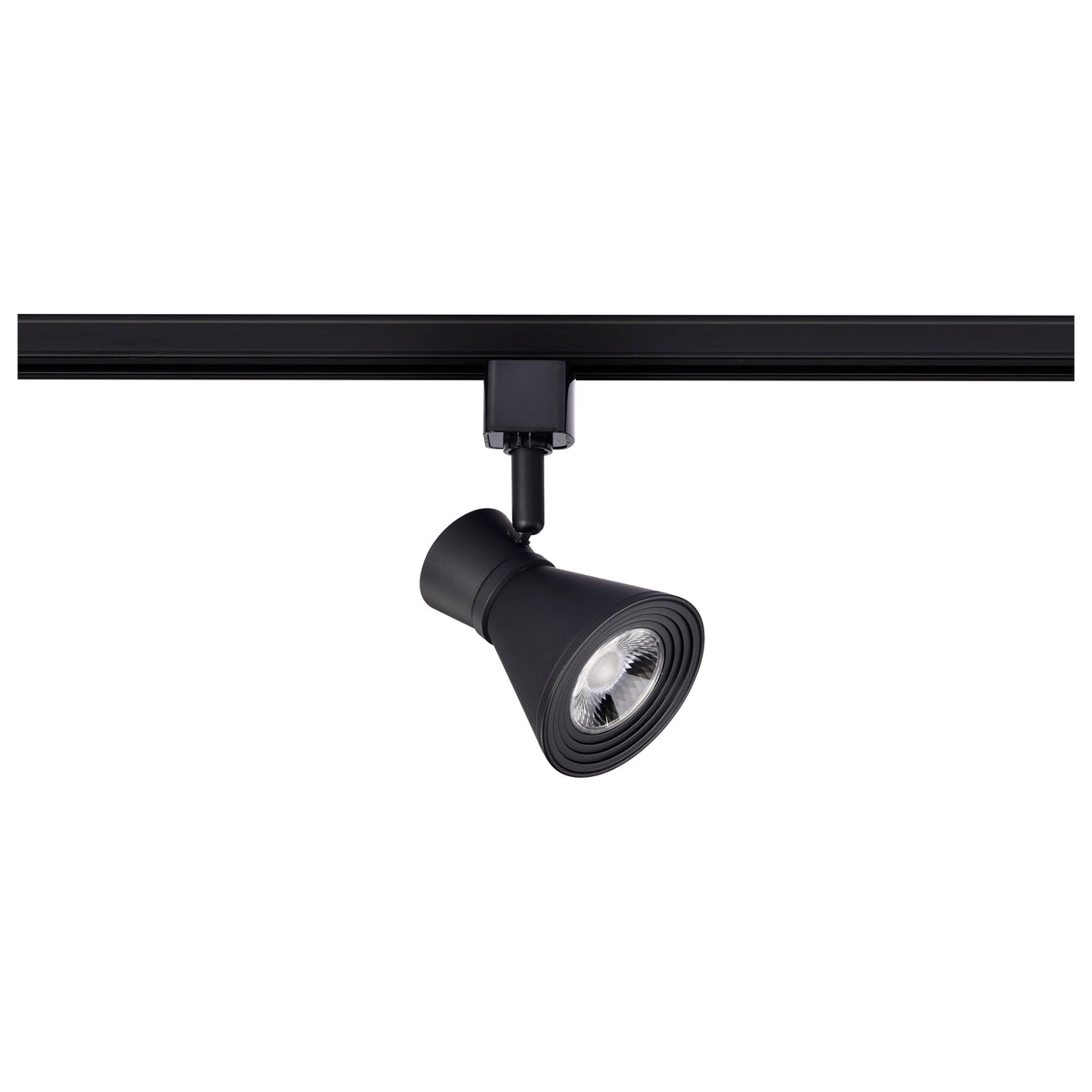 12 Watt LED Cinch Track Head - 3000K - Matte Black Finish - H-Style for ceiling fixtures and commercial spaces