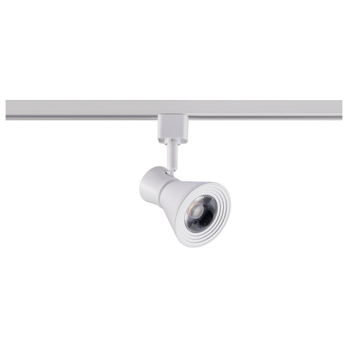 12 Watt LED Cinch Track Head - 3000K - Matte White Finish - H-Style