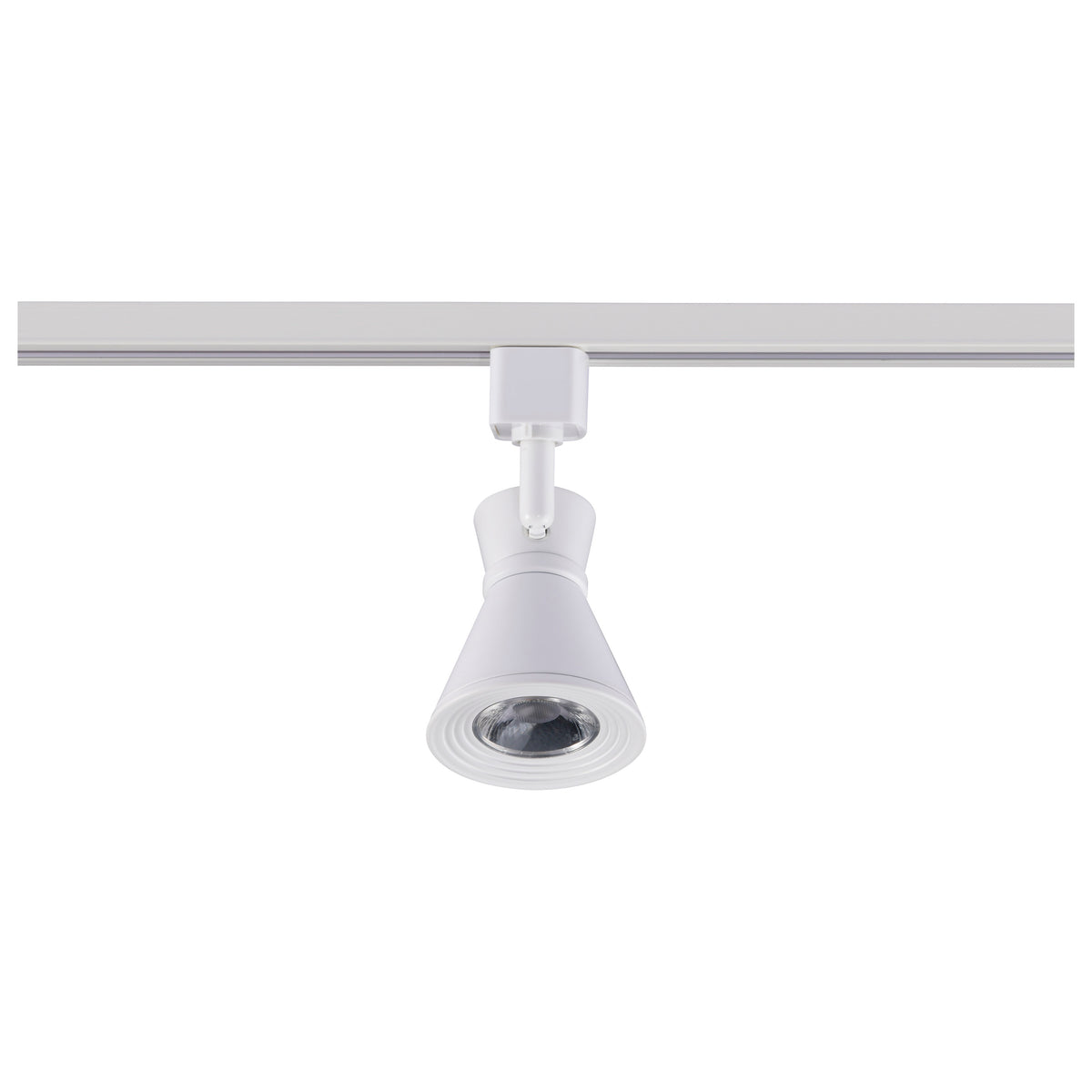 12 Watt LED Cinch Track Head - 3000K - Matte White Finish - H-Style