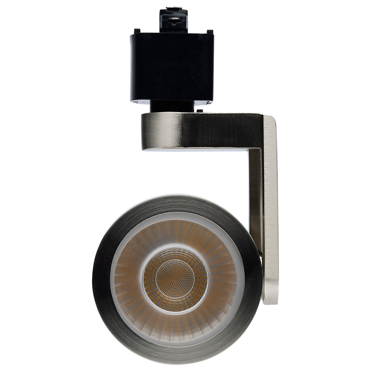 Lantern - 12 Watt LED Track Head - 24 Degree Beam Spread - 3000K - Brushed Nickel Finish - H-Style