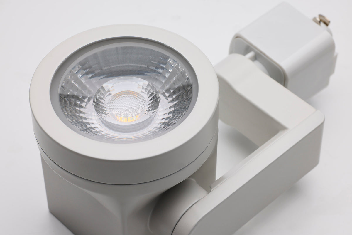 Lantern - 12 Watt LED Track Head - 36 Degree Beam Spread - 3000K - White Finish - H-Style