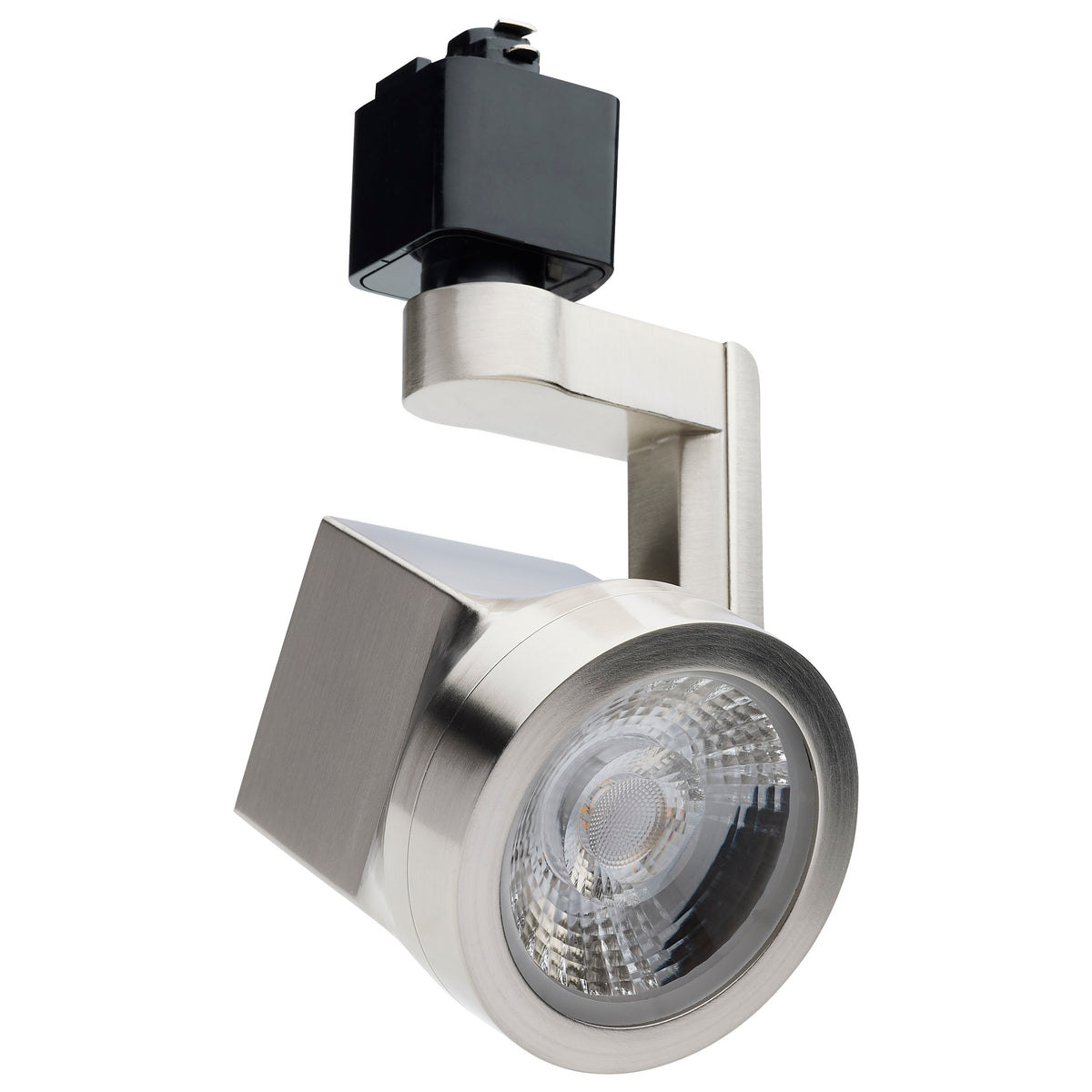 Lantern - 12 Watt LED Track Head - 36 Degree Beam Spread - 3000K - Brushed Nickel Finish - H-Style bulb or fixture view