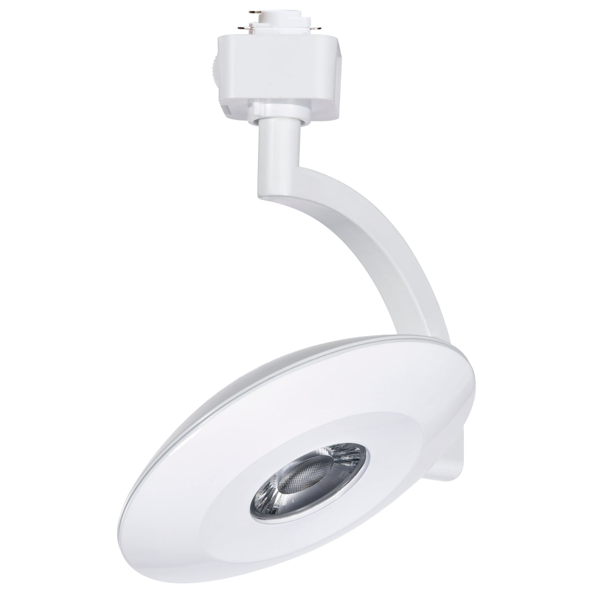 Orb - 12 Watt LED H-Style Track Head - 3000K/4000K/5000K CCT Selectable - 24 Degree Beam Angle - White Finish - 120 Volt - H-Style