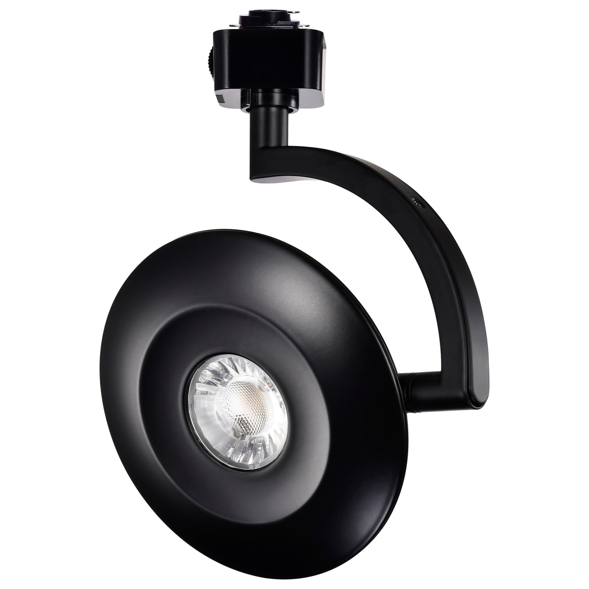 Orb - 12 Watt LED H-Style Track Head - 3000K/4000K/5000K Selectable - 36 Degree Beam Angle - Black Finish - 120 Volt
