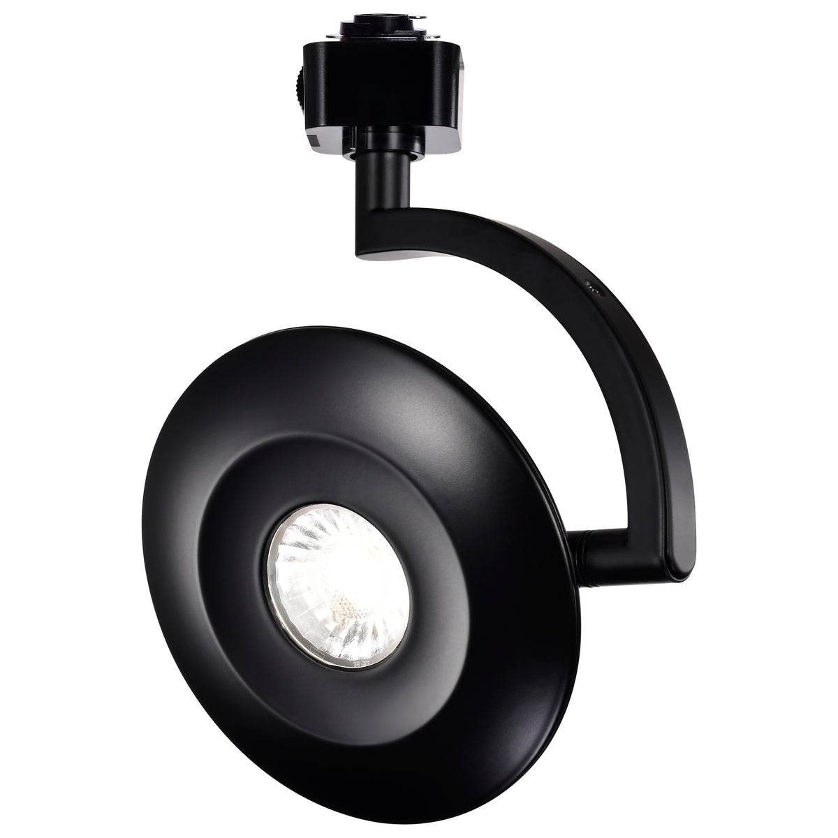 Orb - 12 Watt LED H-Style Track Head - 3000K/4000K/5000K CCT Selectable - 36 Degree Beam Angle - Black Finish - 120 Volt - H-Style