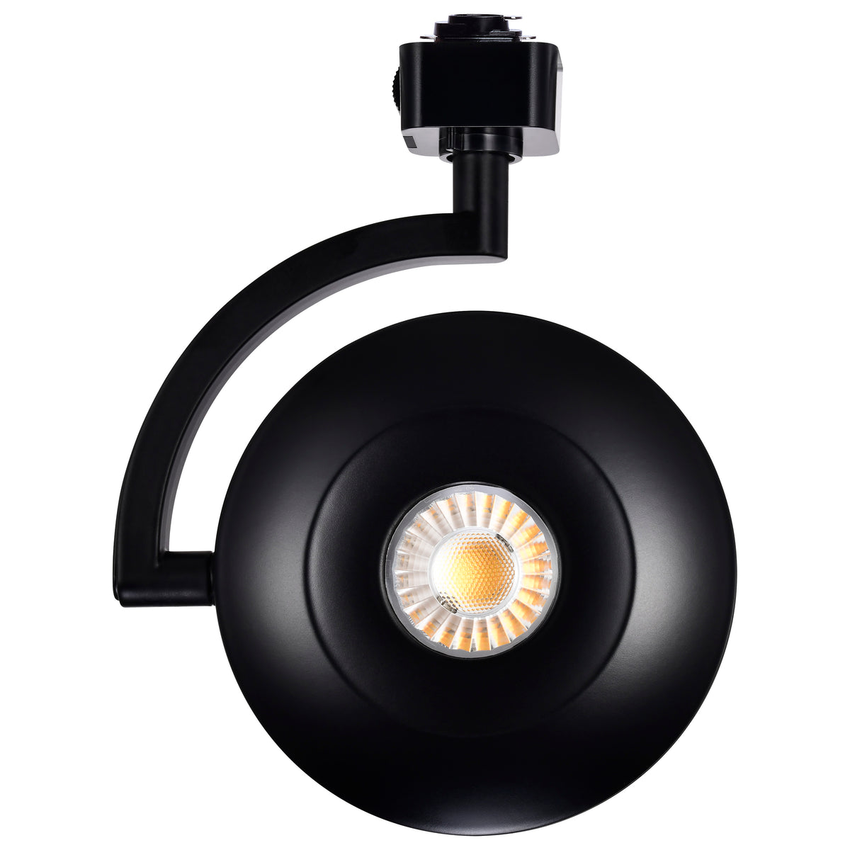 Orb - 12 Watt LED H-Style Track Head - 3000K/4000K/5000K CCT Selectable - 36 Degree Beam Angle - Black Finish - 120 Volt - H-Style